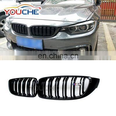 F32 F33 F36 ABS Plastic Gloss Black Car Auto Front Bumper Grille for BMW 4 Series 2014-2018