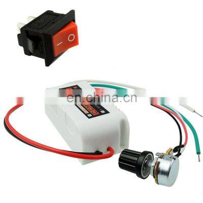 DC 12V PWM Motor Speed Control Controller For Fan Pump Oven Blower With Switch photo-2