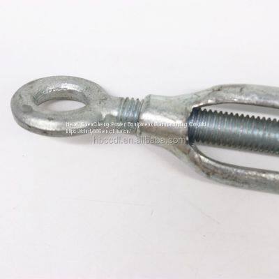 High quality DIN1480 galvanized drop forged eye hook turnbuckle