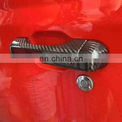Carbon Fiber Handle Cover for Jeep Wrangler JL Accessories 4x4 Car Doors Sticker Cover photo-2