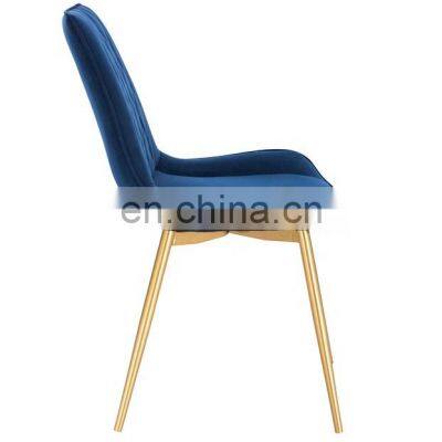 Modern Velvet Dining Chair Hot Selling Restaurant Chair With Gold Leg photo-4