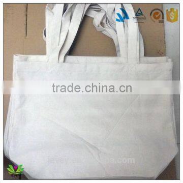 environmentally alternative natural cotton canvas bag with handle