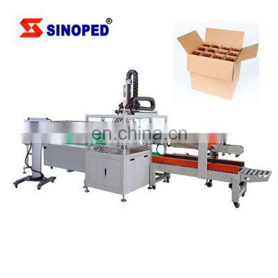 High Quality Grab Type Automatic Case Packer Machine Box Packing Machine Carton Packaging Machine