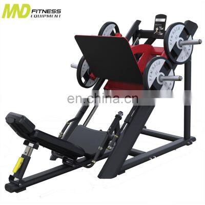 Home Strength Exercise Commercial Indoor Hammer Strength 45 Degree Leg Press Professional Exercise Fitness Machine For Sale