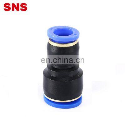 SNS SPG Series One Touch Push to Connect Plastic Reducer Pneumatic Connectors 8 to 6 Straight Reducing Quick Fitting