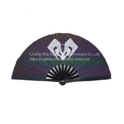 Large Folding Silk Hand Fan Hand Folding Fans Chinese Tai Chi Folding Fan for Men and Women Performance