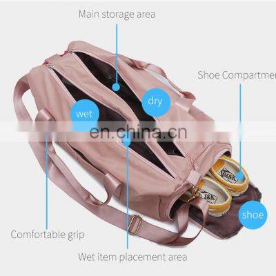 Large Capacity and Multi-function Sport Travel Bag Mens Women Duffel Gym Bag Custom Logo photo-4