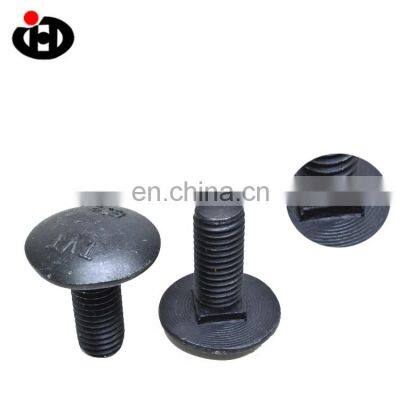 JINGHONG Black Metric Round Head Square Neck Bolts