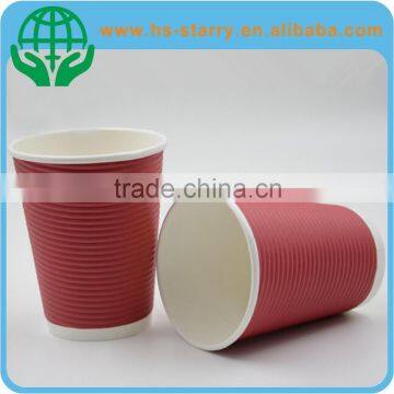 Paper Material OEM Ripple Wall Paper Tea Cup