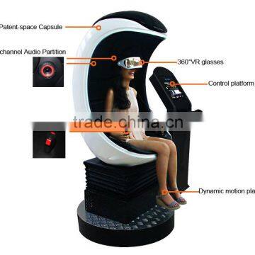 Factory Price 360 Rotating 9D Egg VR Cinema Simulator photo-2