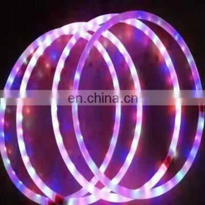 Gym Fitness Multi Color Lighting Perfect for Festivals LED hula Sport Hoop