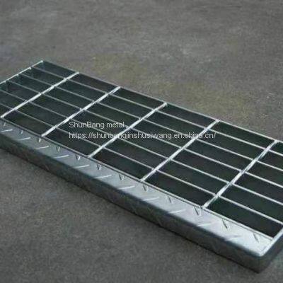 Steel grating, hot-dip galvanized drainage ditch cover plate, stainless steel anti-skid grid plate, steel grid platform, step anti slide plate