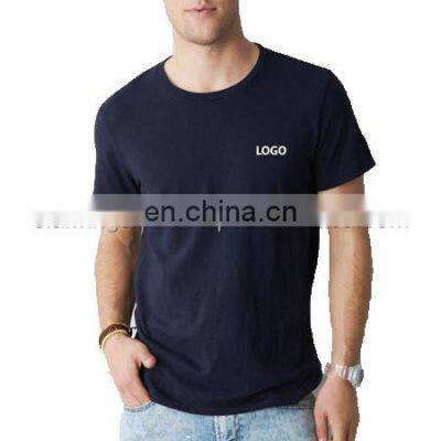 dark blue 100% cotton custom t-shirt, Casual wear classic t-shirts for men