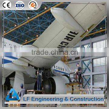 Long span steel frame structure airport runway construction