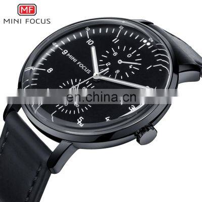 MINI FOCUS Relojes Para Hombres Waterproof Chronograph Day Date Watch for Man