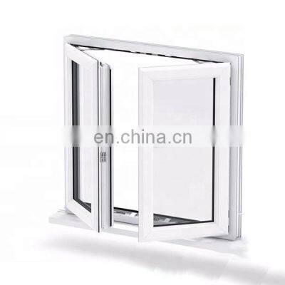 Manufacturers waterproof soundproof double single tempered glass casement security windows