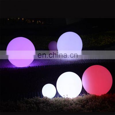 waterproof glow led ball light Garden solar led glow swimming pool solar ball light usb rechargeable