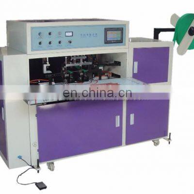 FACTORY DIRECT SALE GOOD PRICE AUTOMATIC WELD PE PP PLASTIC BAG SOFT LOOP HANDLE DOUBLE SIDES HOT WELDING HIGH SPEED MACHINE photo-5