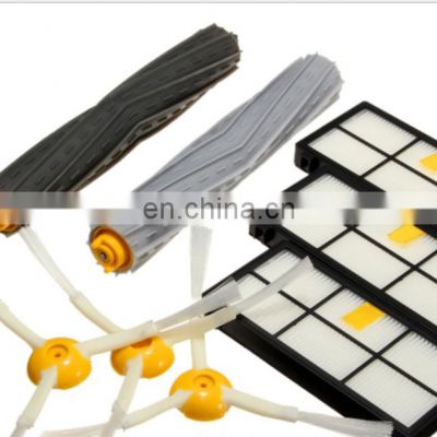 Customized Vacuum Cleaner Accessories Filter & Main Brush Side Brush Kits Replacement for i Robot Roombas 800 & 900 Series