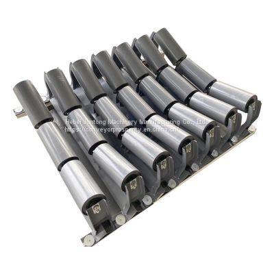 AFNOR Belt Conveyor SS 400 Troughing Roller for Copper Mine