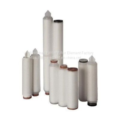 Aux Compressed Air Filter Elements-A Sterile Grade, Pleated High Performance PTFE Membrane Filter--PT N Sterile Air Filter Elements