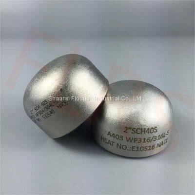 Dual Certified ASTM A403 WP316/316L Butt-weld Steel End Cap For Steel Tanks photo-3