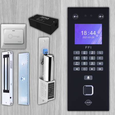 Face access control system lock all-in-one brush face palm print waterproof fingerprint glass door wooden door access control machine