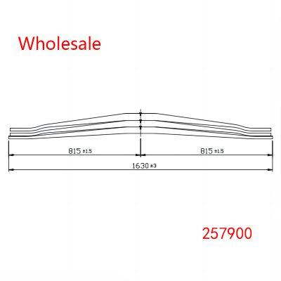 257900 Rear Axle Wheel Parabolic Spring Arm of Heavy Duty Vehicle Wholesale For Volvo