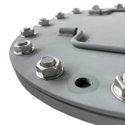 Marine Steel Fireproof Watertight Manhole Cover Hinged Manhole Cover photo-3