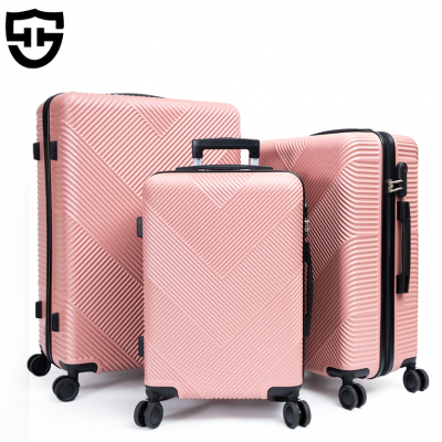 Practical  ABS luggage sets with silent universal wheels