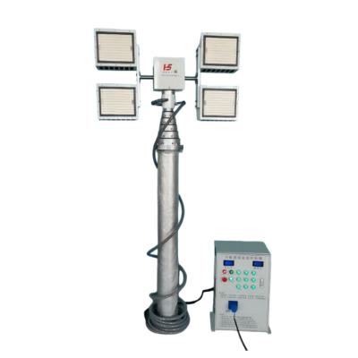 Pneumatic Elevating Lighting Device with High-Power LED Source - Fast-Lifting Lamp for Emergency & Industrial Use