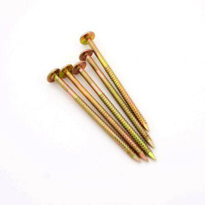 Zinc-Coated Safetop Nails for Industrial Metal Roofing - 3.5mm Shank Diameter