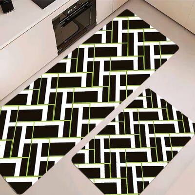 Classic White and Black Style Anti-Fatigue Rugs Kitchen Anti-Fatigue Mat photo-4