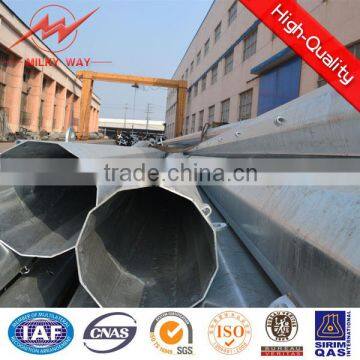 13mtrs poles 1500dan galvanized steel pole