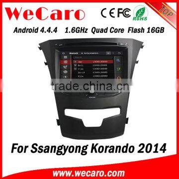 Wecaro WC-SY8067 8" Android 4.4.4 WIFI 3G Car Dvd Player for Ssangyong Korando Car Gps Navigation 2014 2015 photo-3
