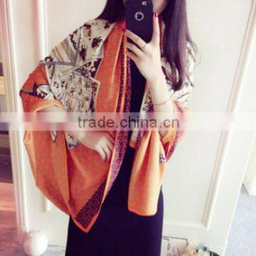 Factory Direct Supply Long China Pashmina Woman Printed Scarf photo-5