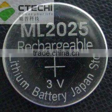 ML2025 rechargeable battery