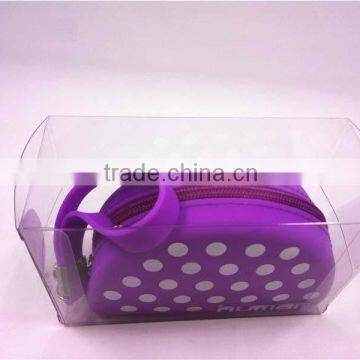 Top Quality Unique Zipper Design Wallet Plastic Coin Pocket Soft Rubber Coin Purse photo-5