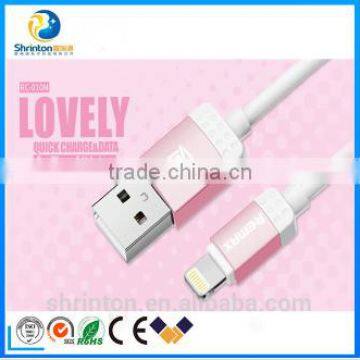 High speed REMAX USB charging cable 1M lovely usb data cable for iPhone5/6/6s