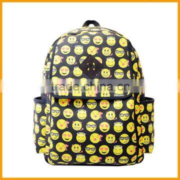 Hot Selling Emoji Printed High School Bag Backpack                        
                                                Quality Choice