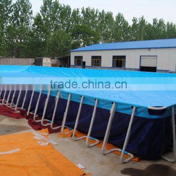 outdoor giant metal frame swimming pool equipment