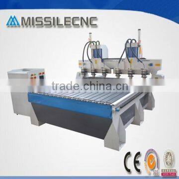 wood cnc router machine with six head for carving rosewood furniture