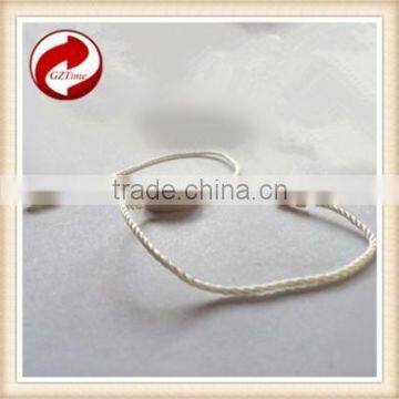 China Quality String Seal Tag, Hang Tag String, Garment Plastic Seal Tag Beige Seal Tag Metal Beads String Curtain