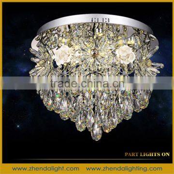 60% discount clear stocks modern led crystal pendant lamp/Household chandelier light