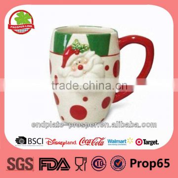 Christams Tableware Ceramic Handpainting Santa Mug