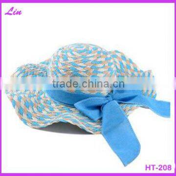 lady blue wholesale straw beach hat