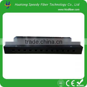 Wall box fiber optic termination box FC12 with adapters and pigtails