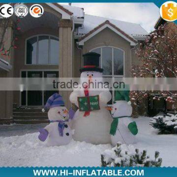 Large inflatable snowman for Christmas promotion