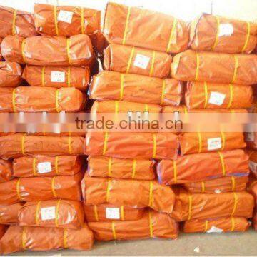 75gsm orange waterproof plastic tarpaulin& waterproof cover truck cover canopy cover