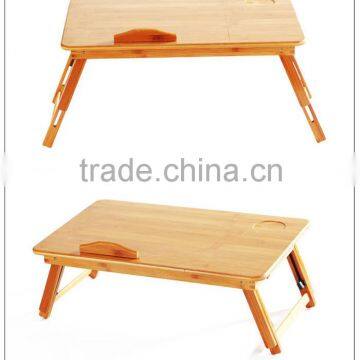 Manufacture Bamboo Laptop Desk Writing Table